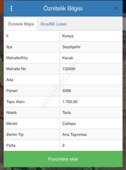 Tuncaydan Kavak Mh Satılık Tarla