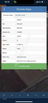 Emr'den Müminli'de G.konut Alanı İçerisinde Satılık Tarla Fırsat