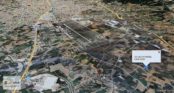 Bolu Yeniakçakavak 8928 M2 Tarıma Elverişli Satılık Tarla