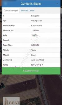 Eskişehir Karacaşehir Mevkii'nde Yatırımlık Satılık Tarla