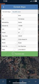 Kemalpaşa Sarılar Köyünde Müstakil Bahçeli Ev