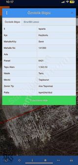 Senir'de Göl Manzaralı 1.562m2 Tek Tapulu Yatırım Fırsat