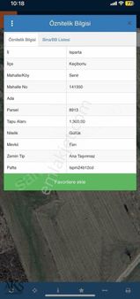 Senir'de Havalimanına Çok Yakın 1.300m2 Tek Tapu Güllük
