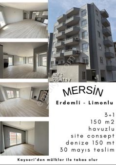 Muhteşem Daire Akdeniz Kıyısında Geniş 3+1 Satılık