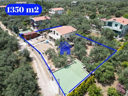Altınoluk Denize Yakın 1350m2 Arsa İçinde Emsalsiz Çiftlik Evi