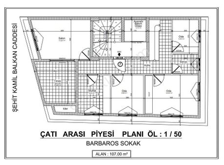 Yıldırım Mah-şehitkamil Ultra Lüx 5+2 Dublex Net 200 M² Proje