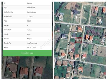 Cankurtaran Mahallesi Villalık Arsa