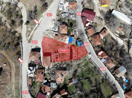 Antalya Elmalı Merkezde Projesi Çizilmiş 1.048m2 Satılık Arsa