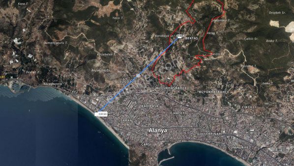 Alanya Bektaş Satılık Arsa