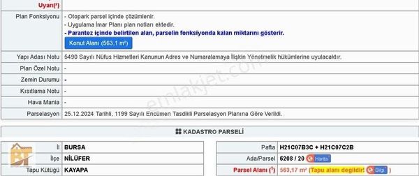 Baytürk Gayrimenkul'den Eşsiz Konumlu 563 M2 İmarlı Arsa