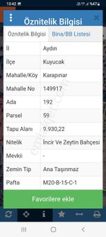 Dönertaş Emlak 10 Dönüm Kuyucak Karapınarda İncir Zeytin