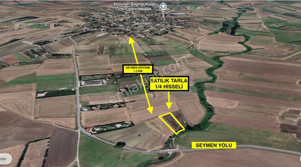 İstanbul Silivri Seymen Köyünde (acil)satılık Tarla 1/4 Hisseli