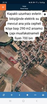288 M2 Köyün Bitişiğinde Ana Yola Cepheli Arsamız Satılık