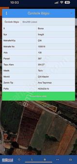 Çıtlı Mahallesinde Çift Yola Cephe Satılık Tarla