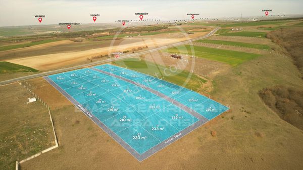 Silivri Değirmenköy'de Ana Asfalta Cephe 220 M² Satılık Tarla