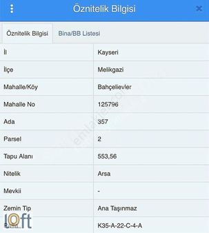 Serkent (bahçelievler)de Satılık Temiz Konut Parseli Emsal- 1.80