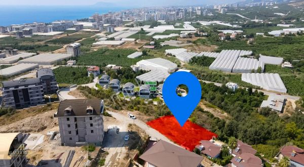 Alanya- Kargıcak-388m2- Denize 700 M Hazır Ruhsatlı Yatırım Arsa