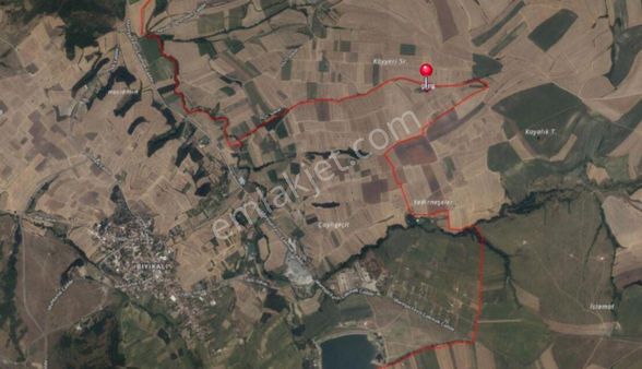 Delux'den Bıyıkali Köyünde Satılık Yatırımlık Bağ Yeri