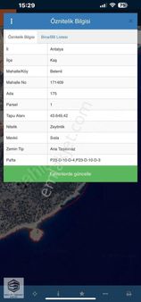 Antalya Kaş Belenli'de Denize Sıfır 4400 M2 Hisseli