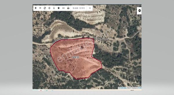 Mersin Silifke Karakaya'da Satılık Tarla
