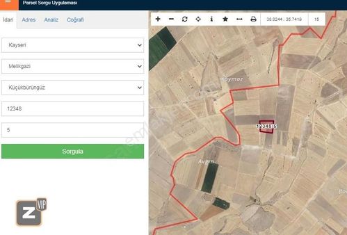 Küçükbürüngüz' De 10897m2 Satılık Tarla Zirvevip Gayrimenkul'den