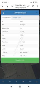 Bozdoğan Yeni Mahallede Satılık Tarla