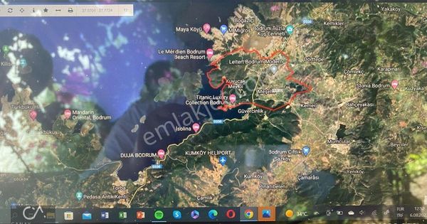 Milas Bodrum Yolunda Meşelik Mh İmarlı 20 İla 25 Villa Yapmaya Uygun Zeytinlik