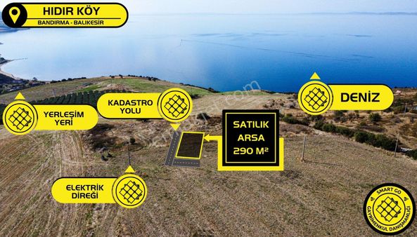 Hıdır'da 290 M² Deniz Manzaralı Satılık Arsa