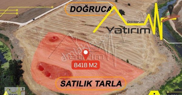 Bandırma Doğruca Mahallesi 8418 M2 Drone Çekimli Satılık Tarla