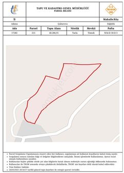 Çukurova Söğütlü Tömek Mevkiinde Köyün Dibinde 516m2 Satılık Arsa