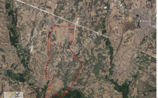 Kırklareli'nde Elden Senet İmkanı İle 221m2 Tarla