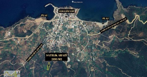 Bandırma Sahilyenice Mahallesinde Deniz Manzaralı 2195 M2 Satılık Arazi