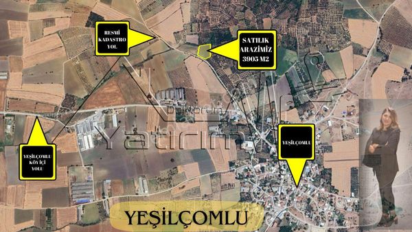 Bandırma Yeşilçomlu Mahallesinde 3905 M2 Satılık Arazi