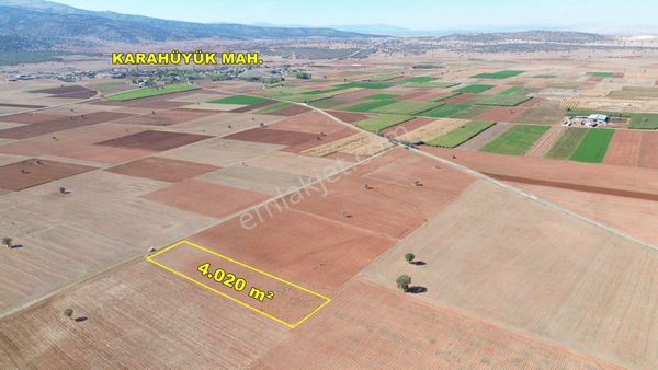 Konya / Akören / Karahüyük Mahallesinde 4.020 M² Müstakil Tarla