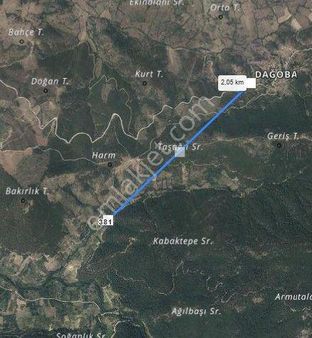 Bayramiç Dağoba'da Satılık 420 M.kare Elmalık