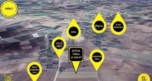 🟡⚫bandırma Doğa'da Köye Yakınkonumda Satılık 15.100 M² Arazi⚫🟡