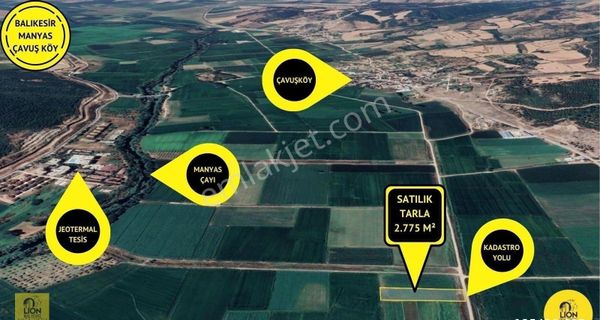⬛🟨manyas Çavuş'da 2.775 M² Alana Sahip Merkeze Çok Yakın Konumlu Satılık Tarla🟨⬛