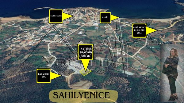 Bandırma Sahilyenice Mahallesinde 922 M2 Satılık Arazi