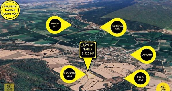 ⬛🟨manyas Çavuş'da 3.520m² Alana Sahip Merkeze Yakın Konumlu Satılık Tarla🟨⬛