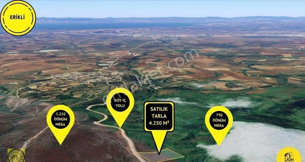 🟡⚫bandırma Erikli'de Yereşim Yerine Yakın,göl Manzaralı Satılık Arazi⚫🟡