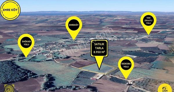 🟡⚫bandırma Emre Mahallesi Yol Ve Su Sorunu Olmayan Satılık 8.950 M² Tarla⚫🟡