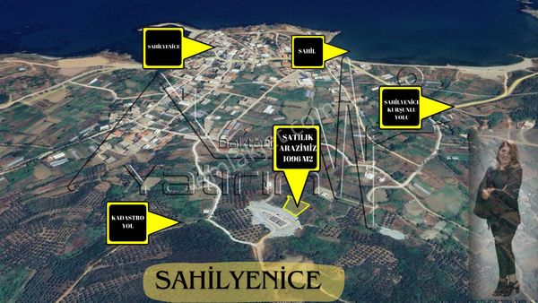 Bandırma Sahilyenice Mahallesinde 1096 M2 Satılık Arazi