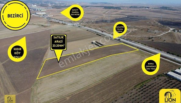 🟡⚫bandırma Bezirci Mahallesinde23.204 M² Satılık Arazi⚫🟡