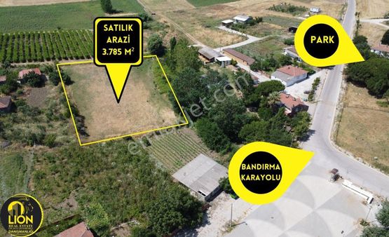 🟨⬛bandırma Yeniziraatli Mahallesinde 3.735 M² Köy İçi Satılık Arsa⬛🟨