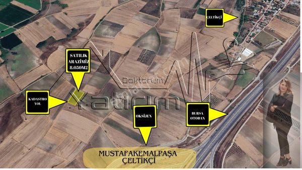Mustafakemalpaşa Çeltik Mahallesinde Satılık Arazi