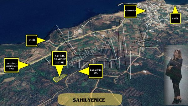 Bandırma Sahilyenice Mahallesinde 2165 M2 Satılık Arazi