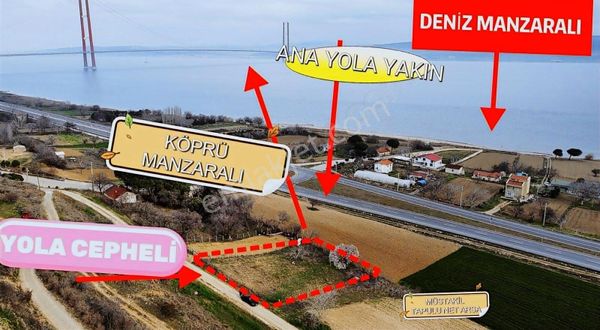 Müstakil Tapulu Deniz Ve Köprü Manzaralı Arsa 583 Metre Kare