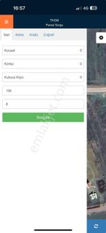 Kocaeli Körfez Sevindikli Kutluca Köyünde İki Yola Cephe Muhteşem Tarla