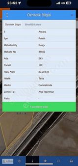 Tek Tapu Tarla 30 Dönüm