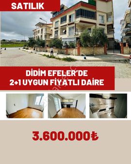 Didim Efelere 'de Satılık 2+1 Geniş Daire